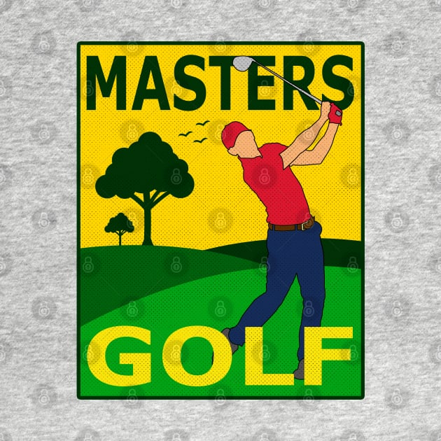 MASTERS GOLF by canzyartstudio